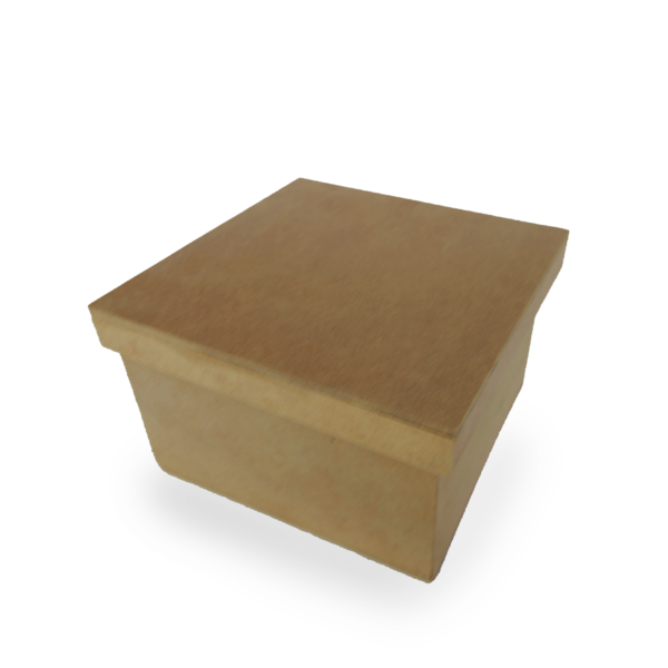 Caja de madera natural